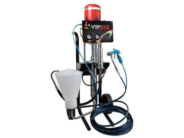 Pompa VTP 010  pneumatica con serbatoio 10:1 con pistone inox